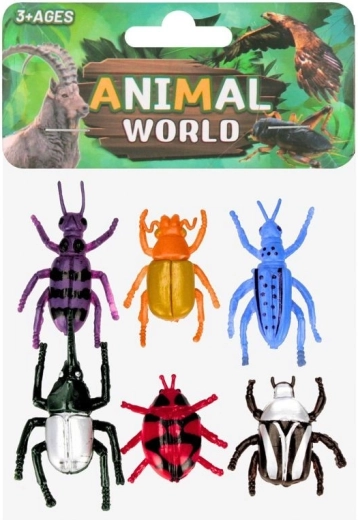 Figúrky hmyzu Animal world (6 ks)