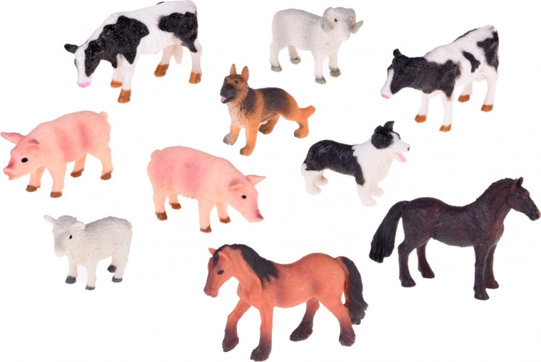 Figúrky hospodárov a zvierat