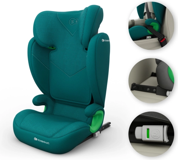 Stabilný ISOFIX s indikátormi správnej montáže