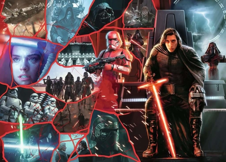Puzzle RAVENSBURGER Star Wars Záporáci: Kylo Ren 1000 dielikov