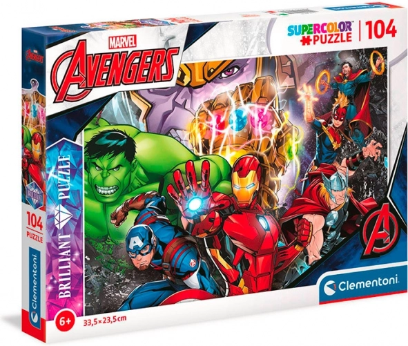 Brilantná puzzle Marvel: Avengers 104 dielikov