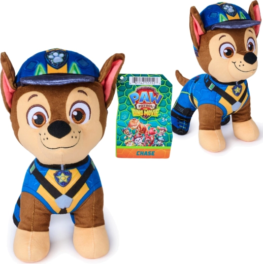 Spin Master Paw Patrol: dino dobrodružstvo - plyšák Chase 20 cm - 1 kus