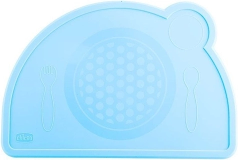Chicco silikónové prestieranie modrozelené 18m+