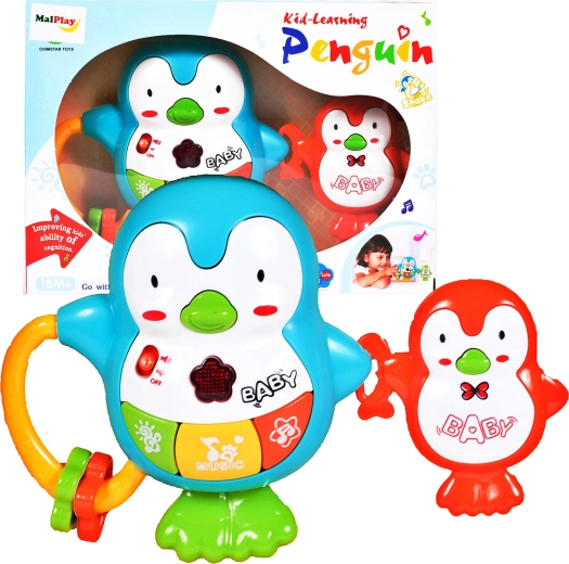 Hudobný tučniak – hrkálka so svetlami a zvukmi