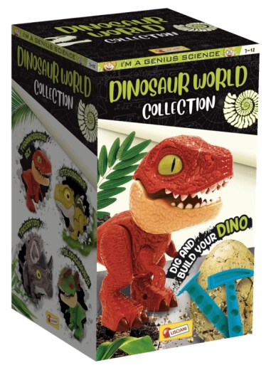 Kolekcia 4 dinosaurov na zostavenie