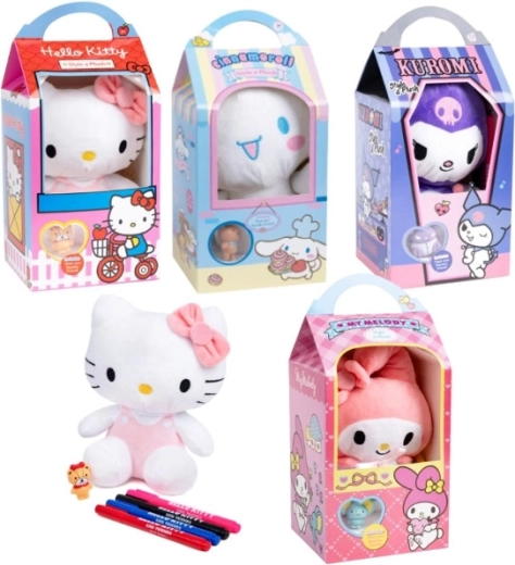 Plyšák Hello Kitty na vyfarbenie (Style A)