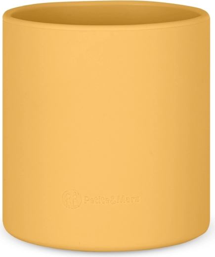 Petite&Mars silikónový hrnček Take&Match intense ochre 6m+