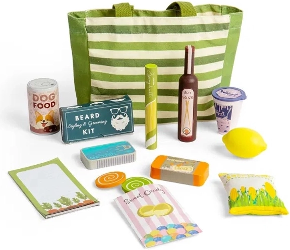 Nákupná taška s doplnkami Bigjigs Toys