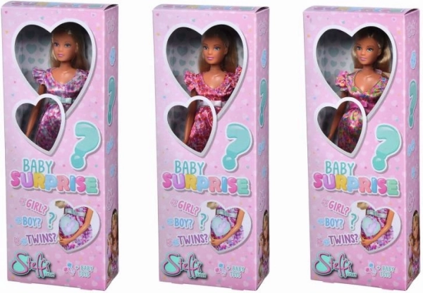 bábika steffi love baby surprise – tehotenská bábika s prekvapením