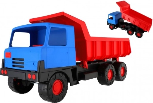 Plastové nákladné auto s vyklápacou korbou 75 cm – Červená