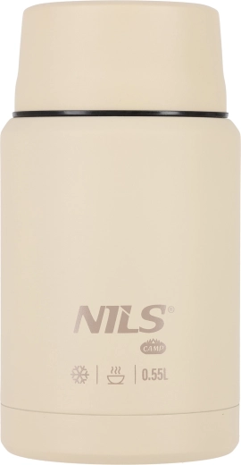 Nils camp jedálna termoska NC3807 béžová 550 ml