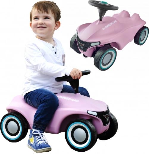 Ružové odrážadlo Bobby Car Neo pre deti