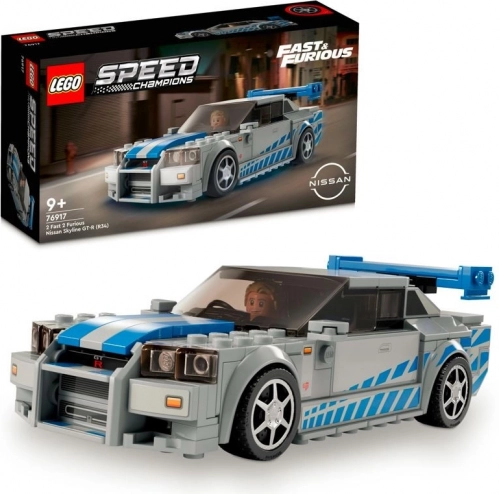 lego speed champions nissan skyline gt-r (r34) – fast & furious stavebnica