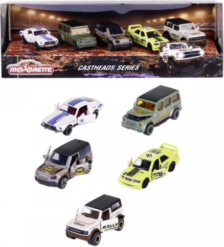 Darčeková sada kovových autíčok CastHeads Series 1:64 (5 ks)