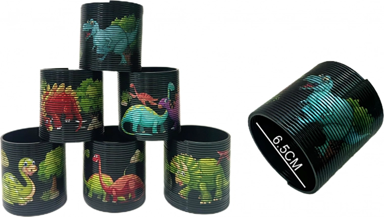 Pružina s motívom dinosaurov