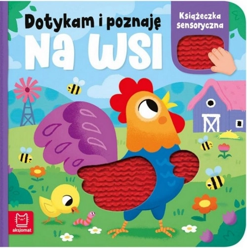 Dotýkam sa a spoznávam: Na statku – zmyslová knižka pre deti