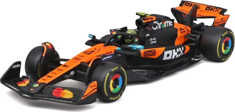 Bburago McLaren F1 MCL39 (2025) Lando Norris 1:43 v dekoratívnom boxe