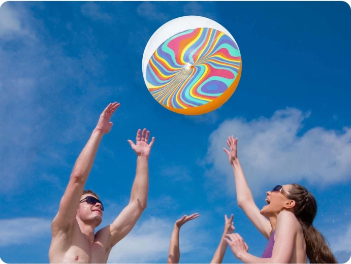 Skvelá na hry pri vode aj na pláži