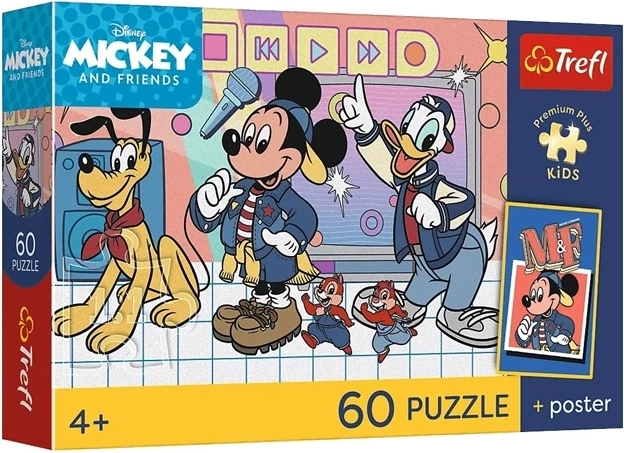 Disney Mickey Mouse myšia partia – puzzle pre deti 60 dielikov