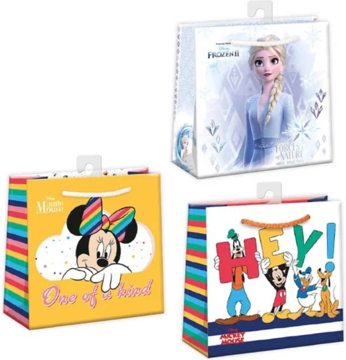 Darčeková papierová taška Argus Frozen 2 / Minnie Mouse / Mickey Mouse 16 × 16 cm - 1 kus