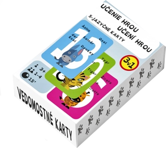 Čierny Peter 4 v 1 – zvieratá - 1 kus