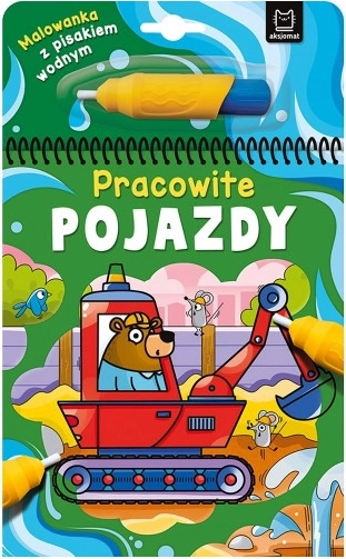 Omaľovánka s vodným fixom – Pracovité vozidlá