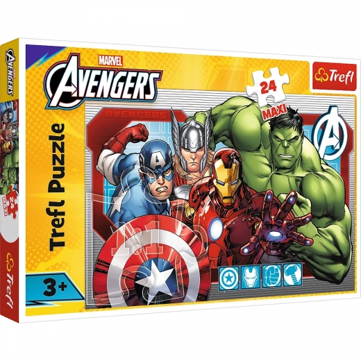 Puzzle 24 Maxi – MARVEL The Avengers – Pomstitelia