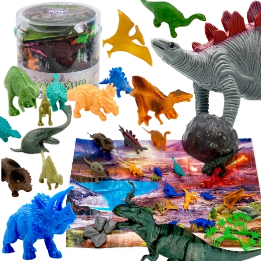Figúrky Dinosaurov Set 34 ks WOOPIE