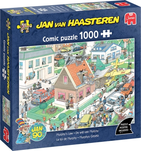 Jumbo puzzle Jan van Haasteren: Murphyho zákony 1000 dielikov