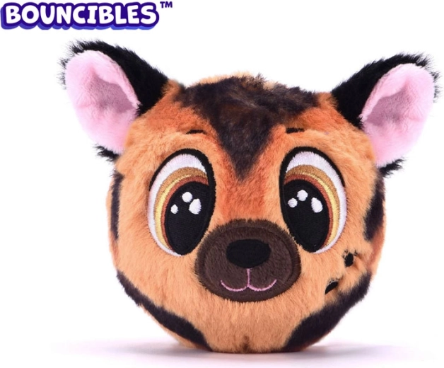 Plyšová skákacia loptička Bouncibles ZIKO 8 cm