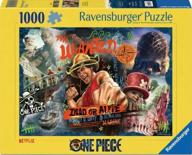Ravensburger puzzle One Piece: dobrodružstvo čaká! 1000 dielikov