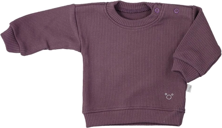 Dojčenské tričko s dlhým rukávom Koala Pure, fialové