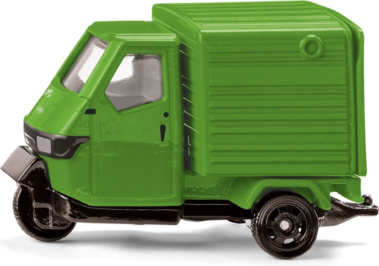 Siku Piaggio Ape zelené – kovový model trojkolky