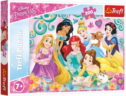 Trefl puzzle 200 dielikov – radostný svet princezien