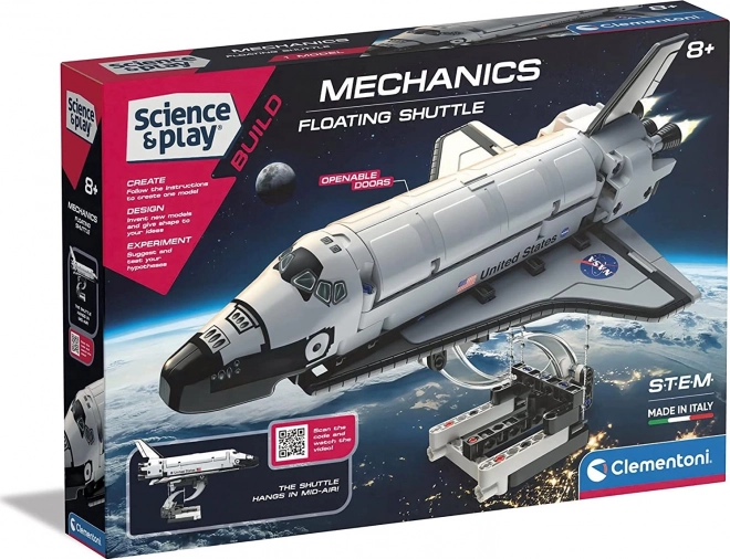 Mechanické laboratórium NASA vznášajúci sa raketoplán