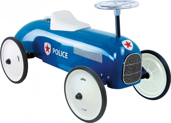 Vilac Vintage kovové odrážadlo v štýle policajného auta