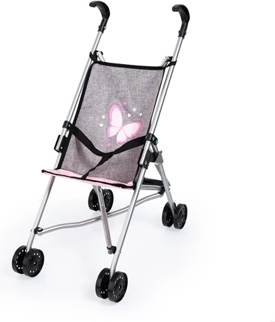Bayer kočík pre bábiky Buggy sivý