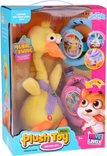 Pohyblivá, svietiaca a hudobná kačica