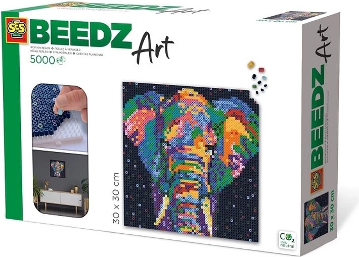 SES BeedzArt zažehľovacie korálky – fantazijný slon