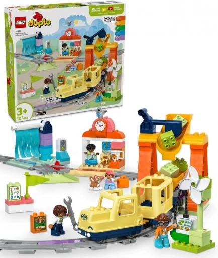 LEGO® DUPLO® 10428 Veľký interaktívny komunitný vláčik