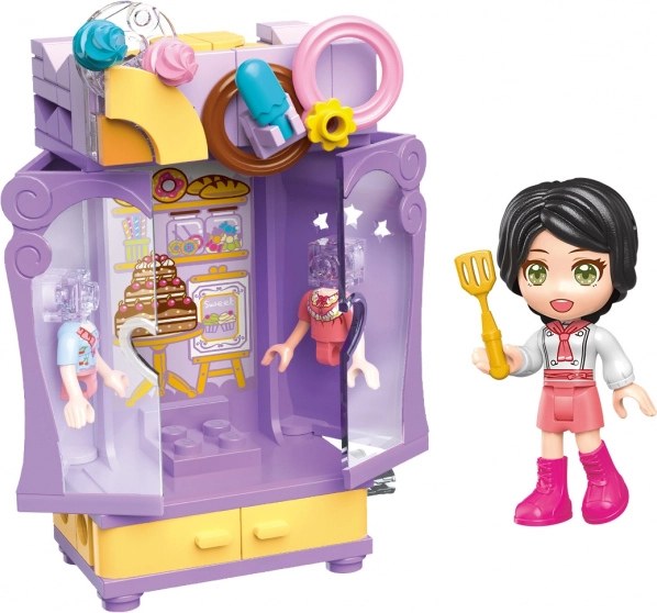 Qman UNA Series šatníková skriňa pekárky stavebnica