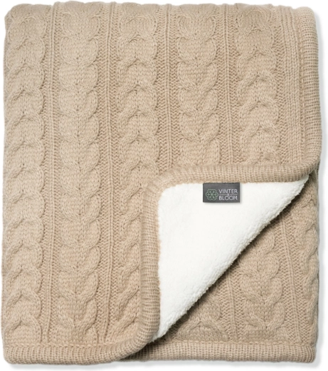 Vinter & Bloom deka Cuddly Sand Beige