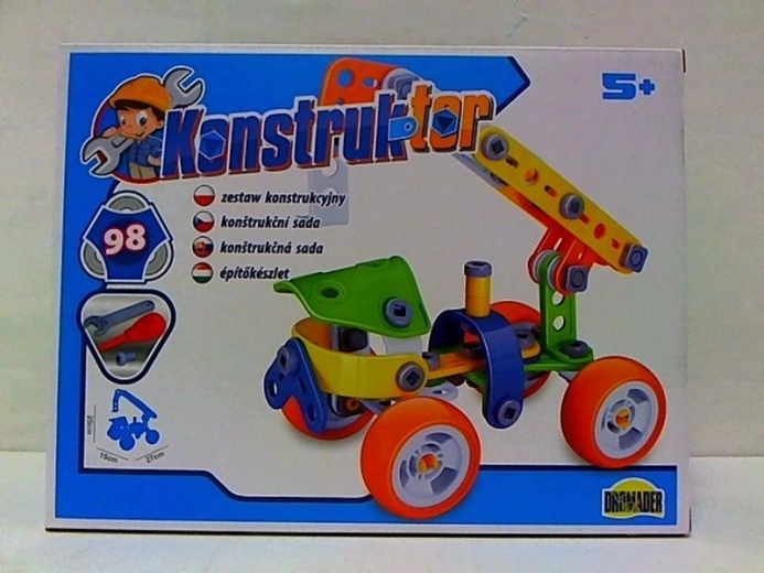 Konštrukčná stavebnica – vozidlo (98 dielikov)