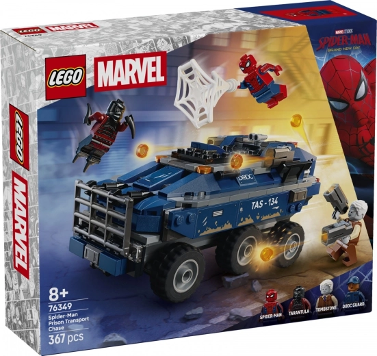 LEGO Marvel Naháňačka Spider-Mana za väzenským transportérom