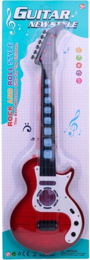 MaDe detská elektrická rocková gitara so svetlom a zvukom 54 cm - 1 kus