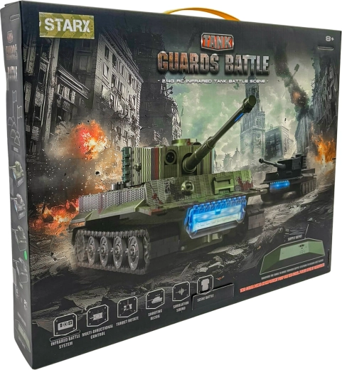 STARX RC tanková bitka 2,4 GHz – bojové pole (2 tanky)
