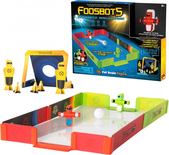 Robo futbal FOOSBOTS STADIUM BATTLE so štadiónom a tréningovým setom