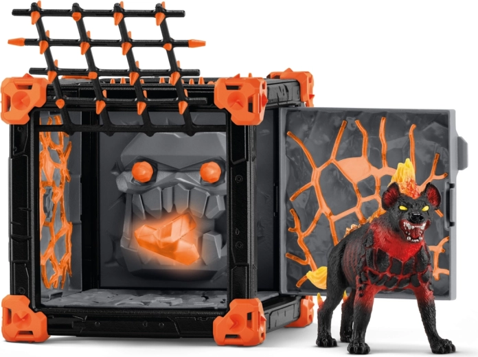 Aréna BattleCave lávovej hyeny Eldrador Creatures