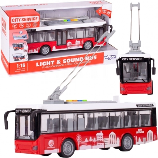 Woopie interaktívny trolejbus 1:16