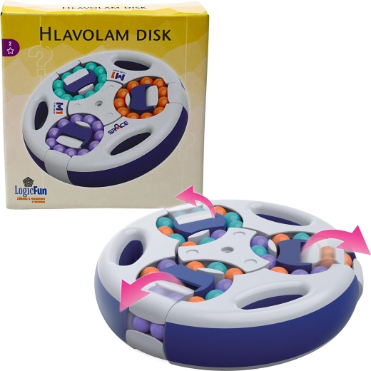 Hlavolamový disk – rotujúca logická hra pre deti